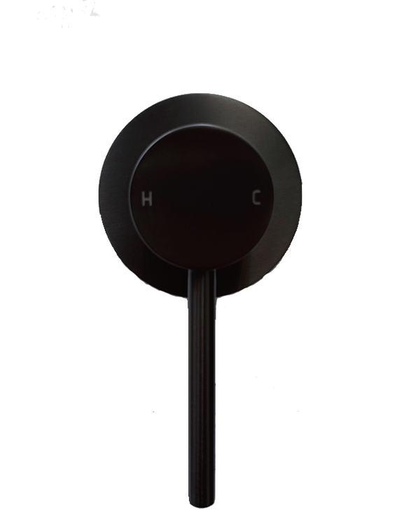 LUCID PIN - Black Wall Mixer