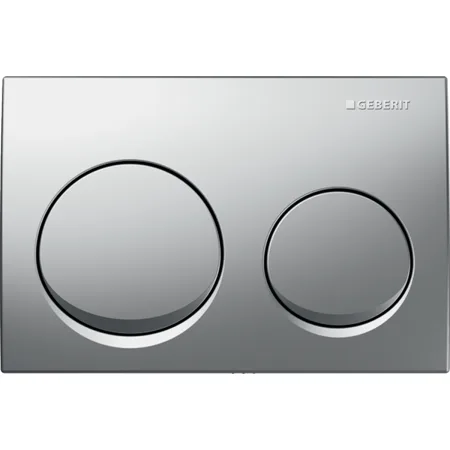 Geberit Alpha25 Round Flush Button Matte Chrome 115.040.46.5