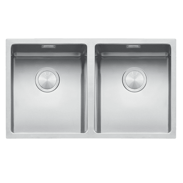 BARAZZA DOUBLE BOWL 2- 400 X 340 15MM RADIUS
