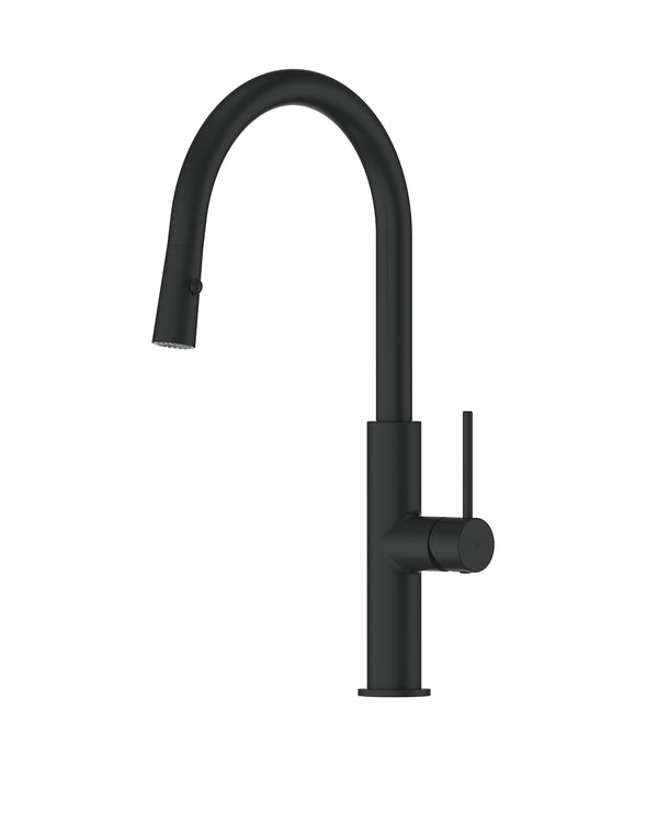 Maci Pull Down Sink Mixer - Matte Black