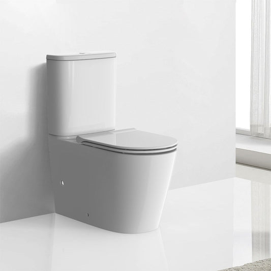 Arrow Sergio 669*384*805mm Dual Flush Washdown Two-piece Ceramic Toilet Suite Soft Closed Seat