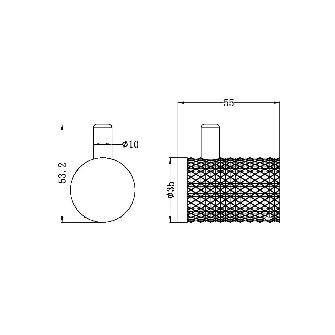 OPAL ROBE HOOK BRUSHED NICKEL