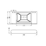 BIANCA SOAP DISH HOLDER BRUSHED GOLD