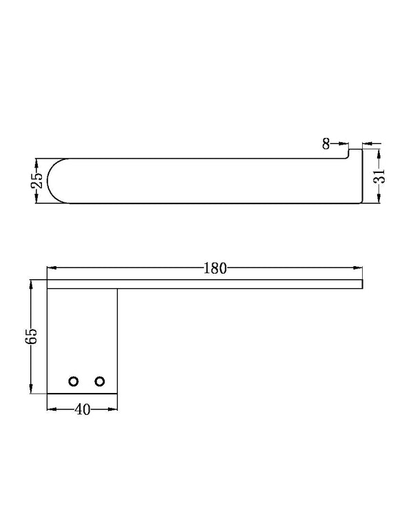 BIANCA TOILET ROLL HOLDER GUN METAL