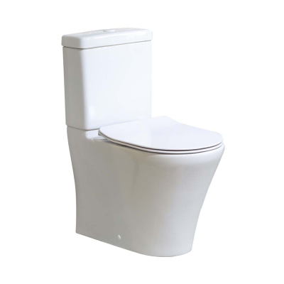 O.novo 2.0 DirectFlush BTW Toilet S Trap | Bottom Entry | Slim Seat | CeramicPlus
