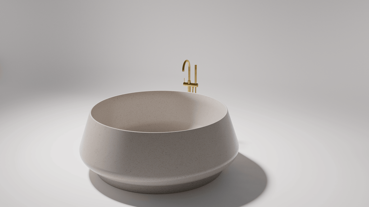 Pietra Bianca Arlo Freestanding Bath