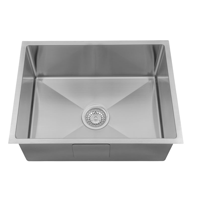 ARCKO LUX UNDER/OVERMOUNT SINGLE BOWL SINK WITH NO TAP HOLE