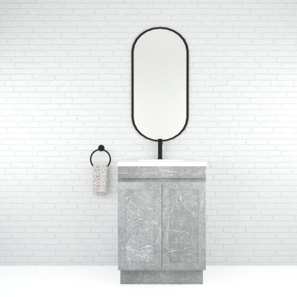 Boston 600mm Freestanding Vanity with Ceramic Top