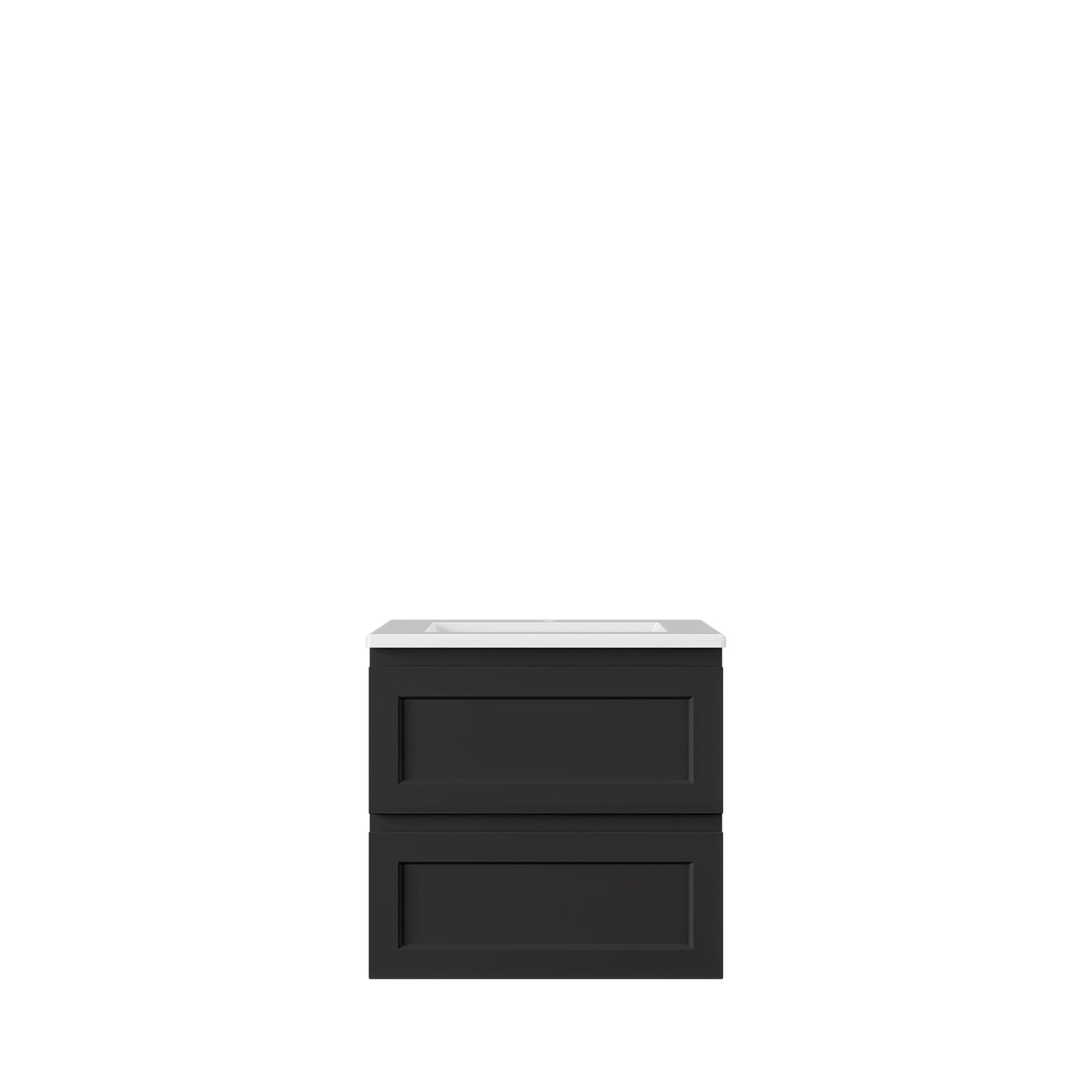 Hamilton Federation Wall Hung Cabinet Matte Black LK-FH600W-MB