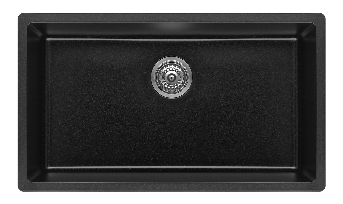 Fomos Sink 790 x 460mm - Single Bowl Black