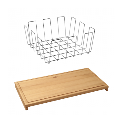 Accessories Pack including Cutting Board & Strainer Basket to suit Timeline 60 Sink