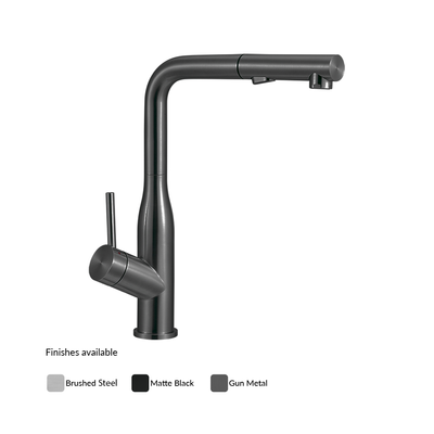 Modern Steel 2.0 Kitchen Mixer POS Gun Metal