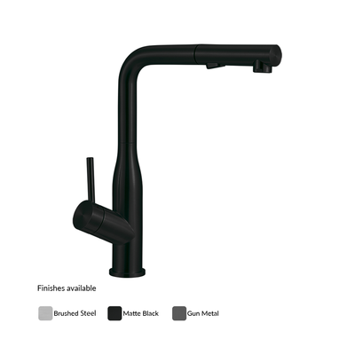 Modern Steel 2.0 Kitchen Mixer POS Matte Black