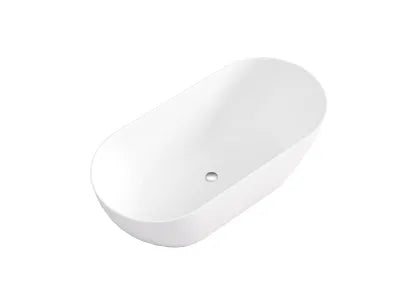 Ellips Slim Acrylic Free Standing None Overflow Bathtub LK-EL