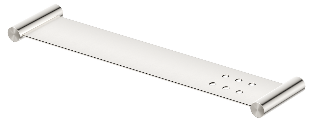 Mica Stainless Shelf - 400mm Brushed Nickel