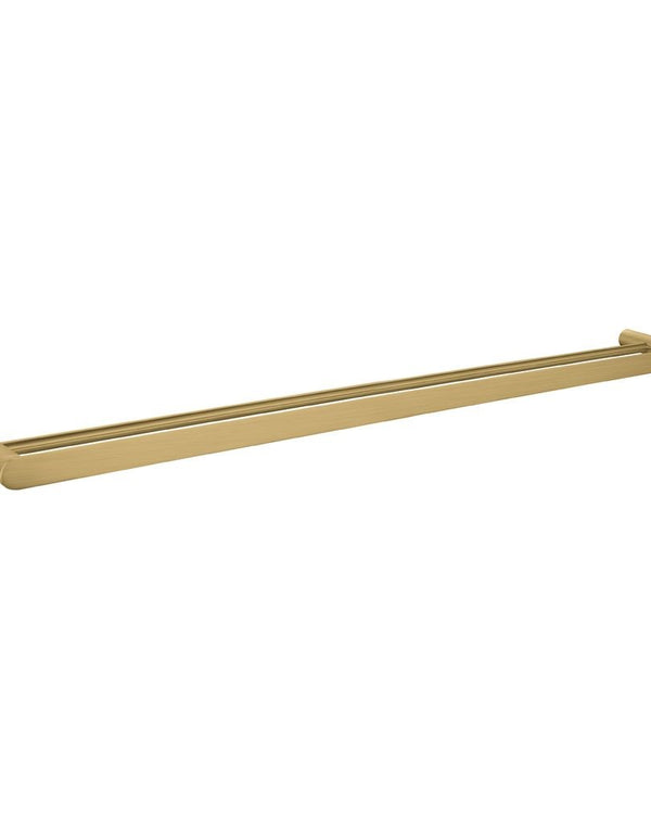 Bellino Brushed Yellow Gold 800mm Double Towel Rail