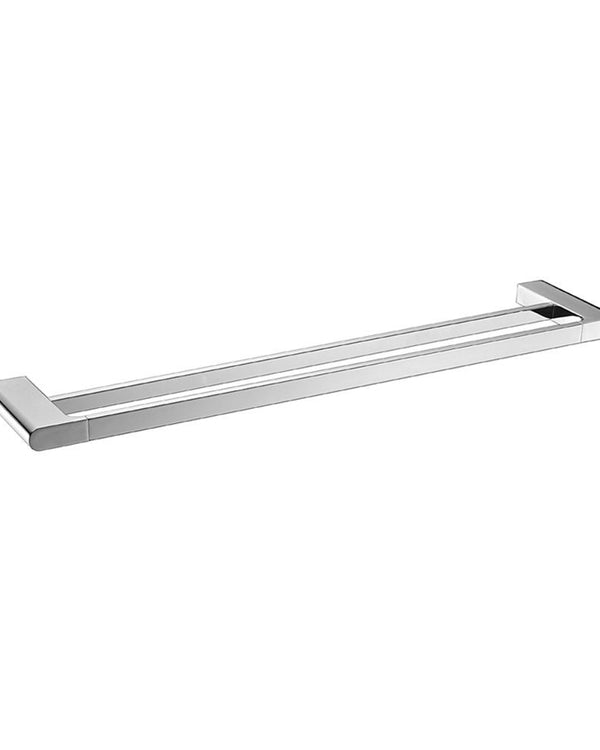 Bellino Chrome Zinc Alloy 800mm Double Towel Rail