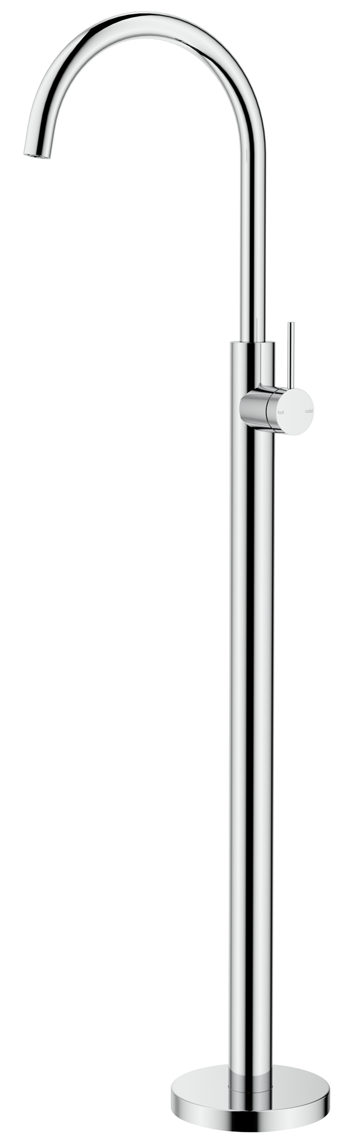 Mica Freestanding Bath Mixer Chrome
