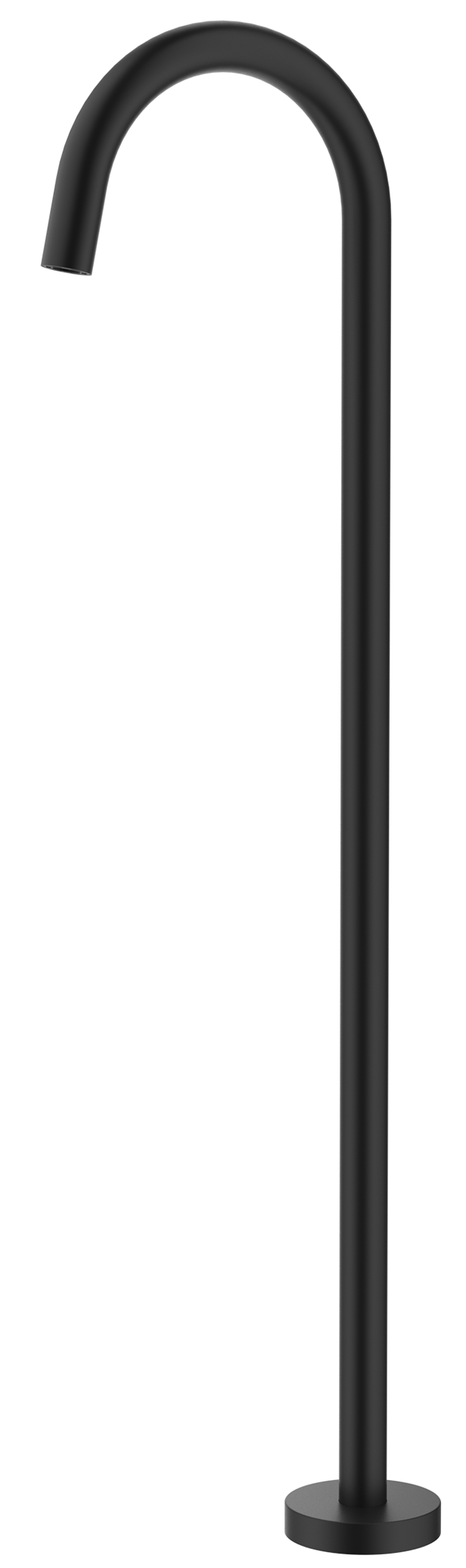 Mica Freestanding Bath Spout Black