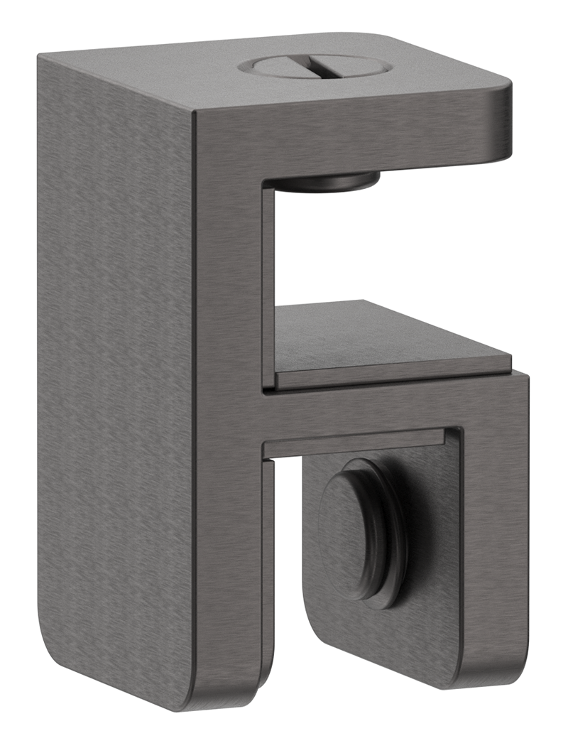 Shower Screen Top Plate Bracket Gunmetal