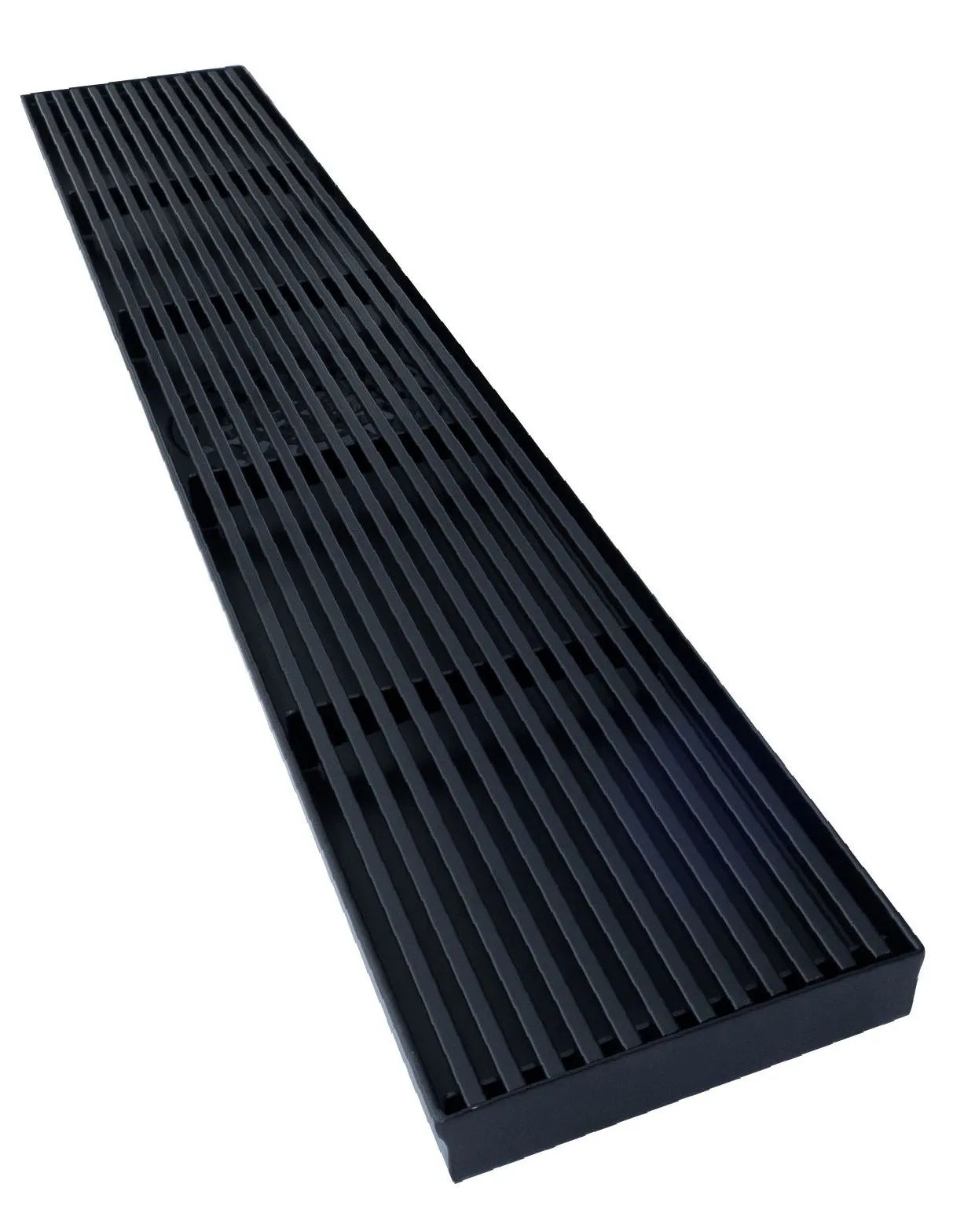 BHG-80 Matte Black Heelguard Grate DIY Outlet - 1000x100x20mm