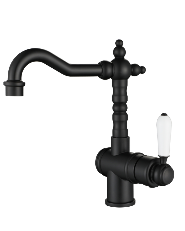Bordeaux High Rise Basin Mixer - Matte Black