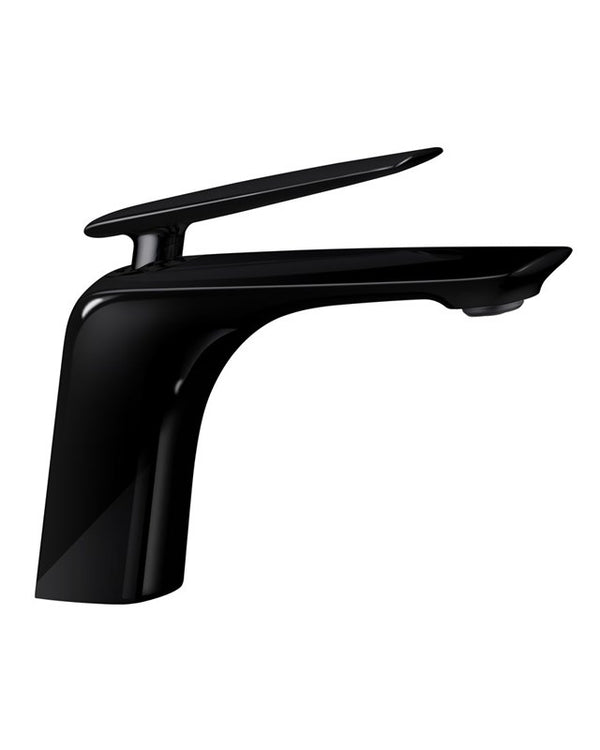 Bellino High Gloss Black Basin Mixer Tap