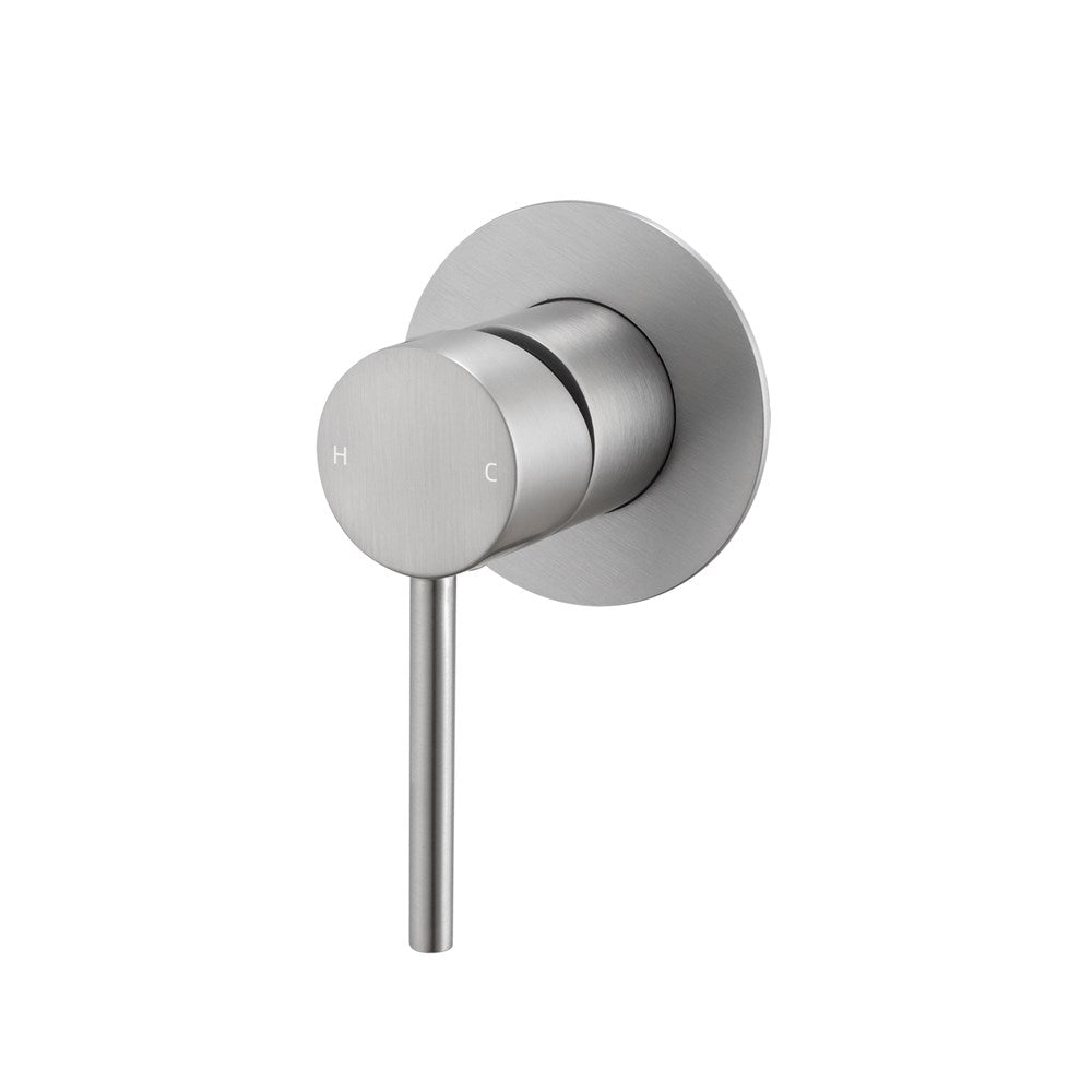 LUCID PIN - Brushed Nickel Wall Mixer