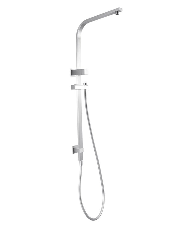 Brushed Nickel Shower Rail