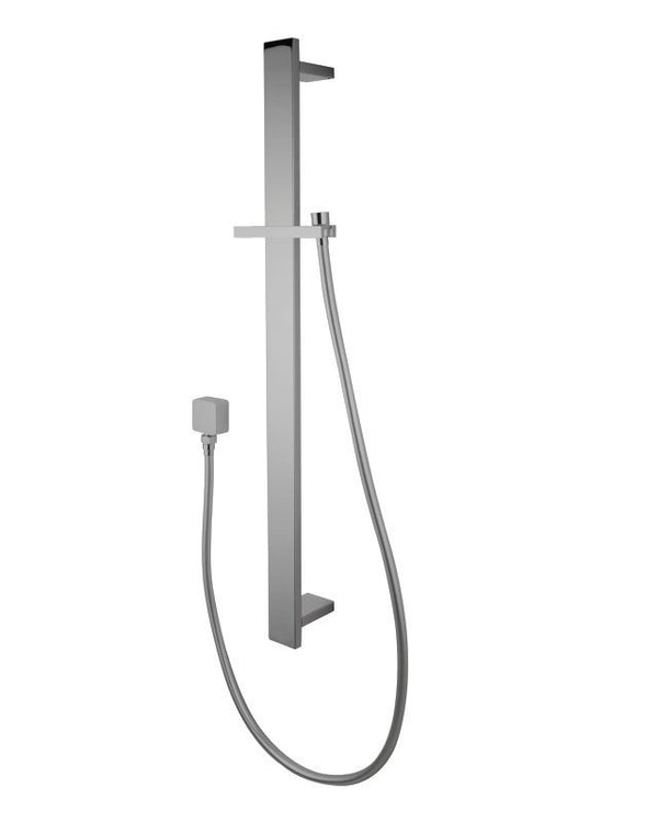Brushed Nickel Shower Rail