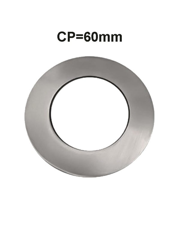 Brushed Nickel Cover Plate 60mm