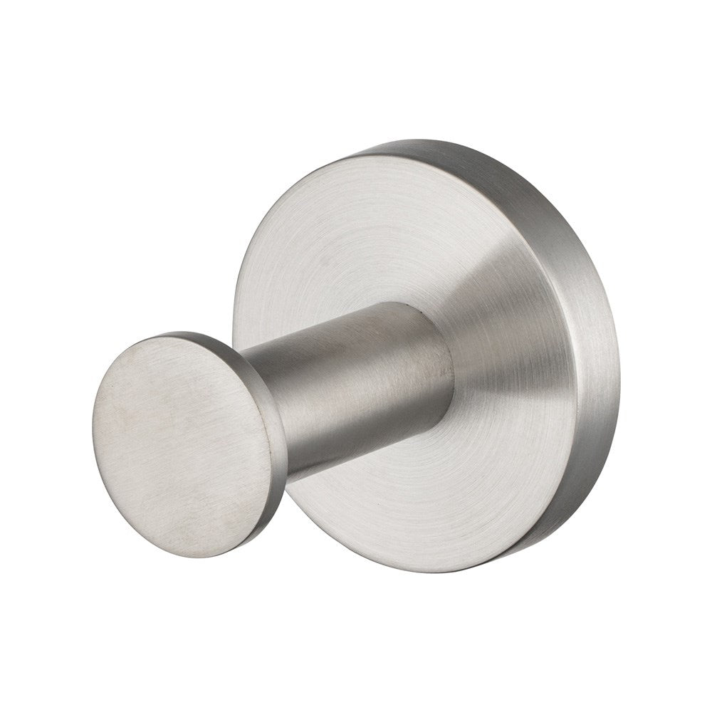 LUCID PIN - Brushed Nickel Robe Hook