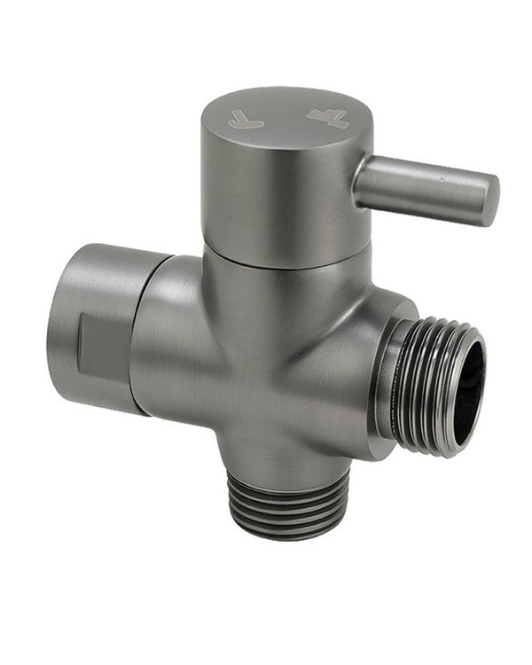 Brushed Gunmetal Bidet Diverter