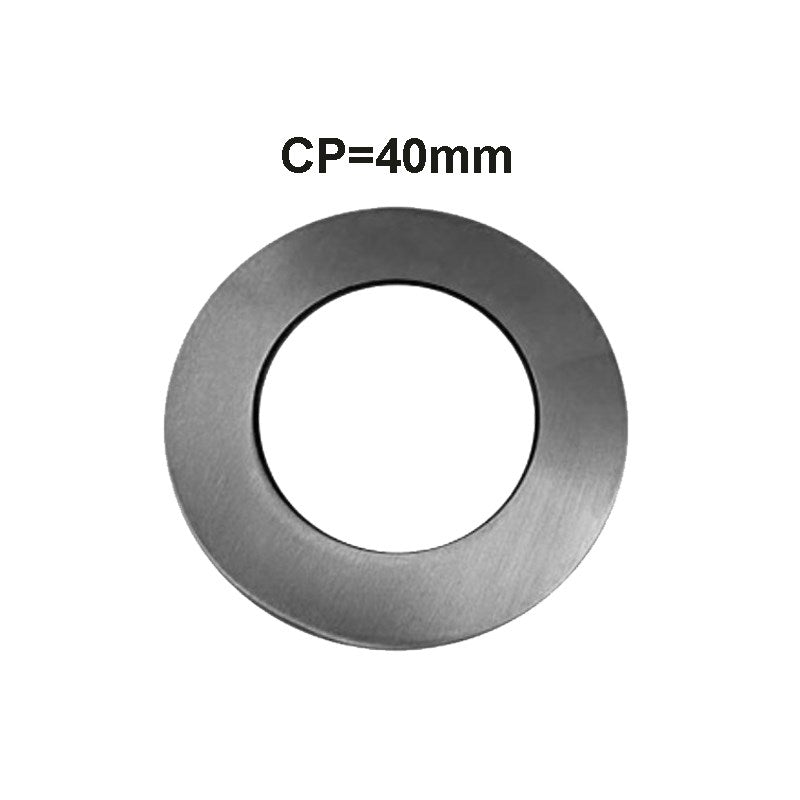 Brushed Gun Metal Grey Cover Plate 40mm