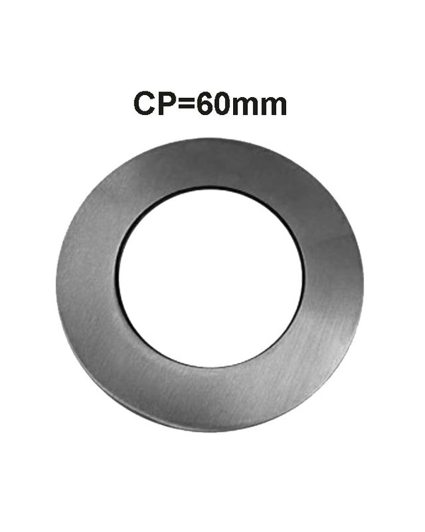 Brushed Gun Metal Grey Cover Plate 60mm