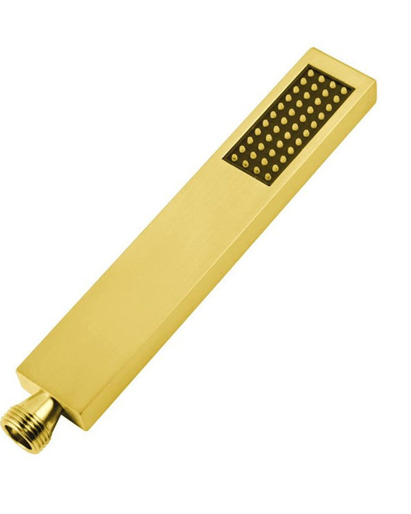 Brushed Brass Single Function Handheld Shower