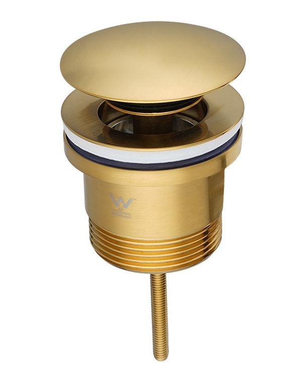 Brushed Brass Pop Up Waste Universal