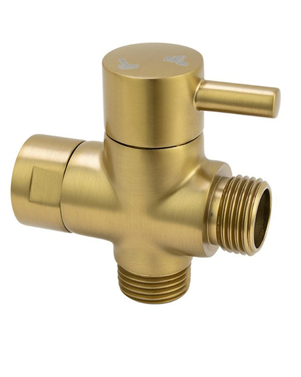Brushed Brass Bidet Diverter