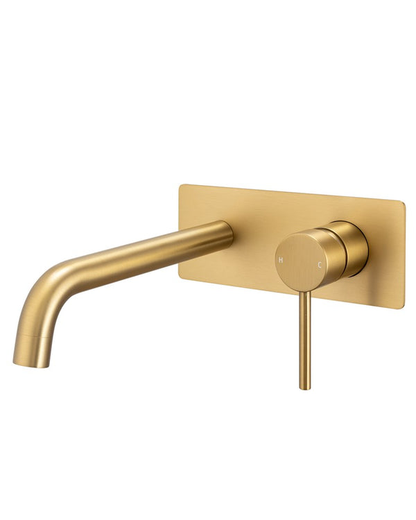 LUCID PIN - Brushed Brass Spout Mixer