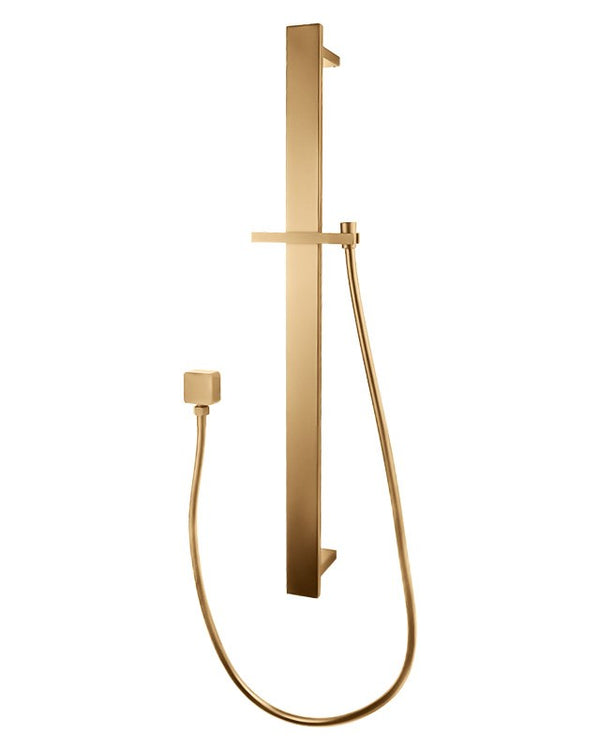 Brushed Brass Shower Rail