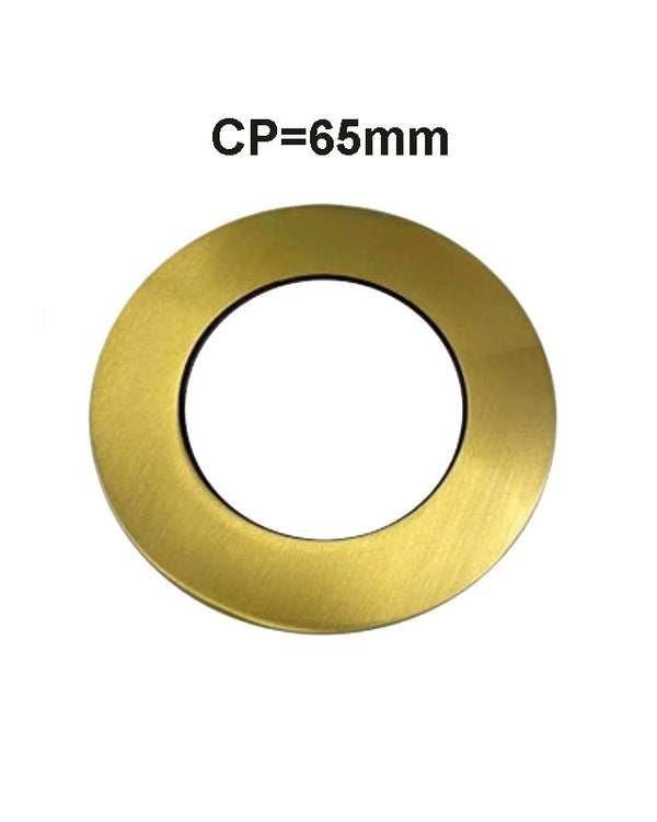 Brushed Brass Cover Plate 65mm