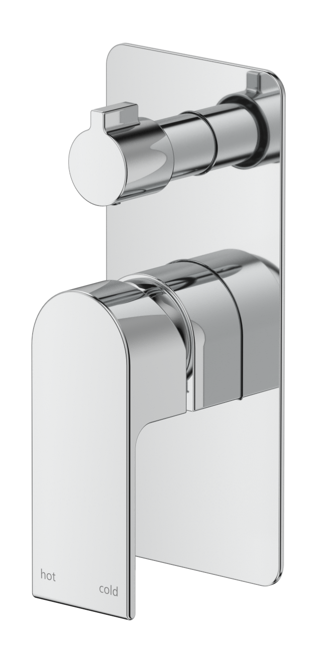 Beki Shower Mixer Diverter - 1P - TRIM KIT ONLY Chrome