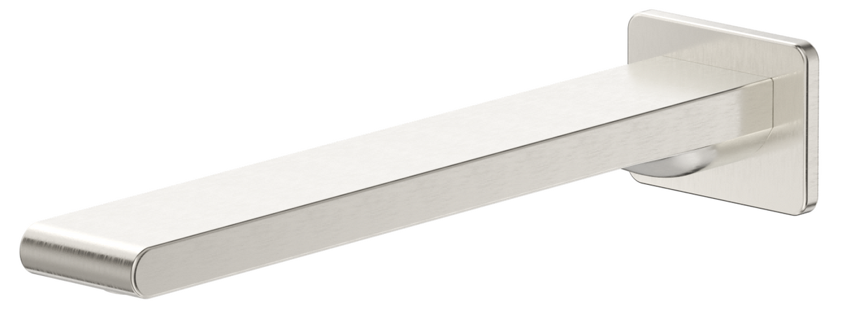 Beki Bath Spout Brushed Nickel