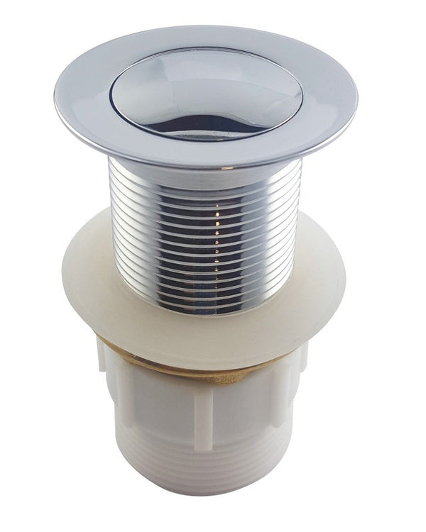 Chrome Pop Up Waste No Overflow