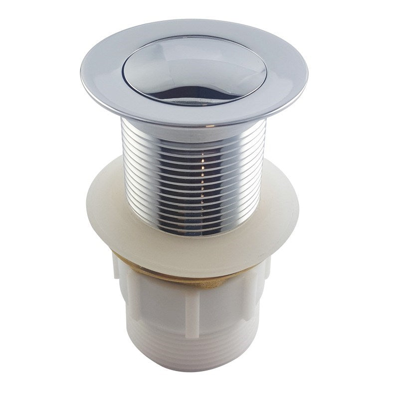 Chrome Pop Up Waste No Overflow