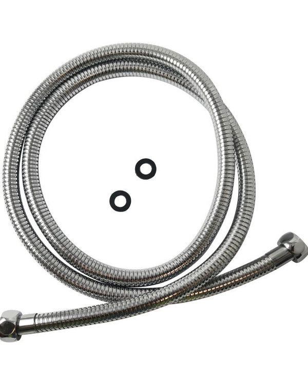 1500mm Chrome Stainless Steel Water Inlet/Outlet Shower Hose