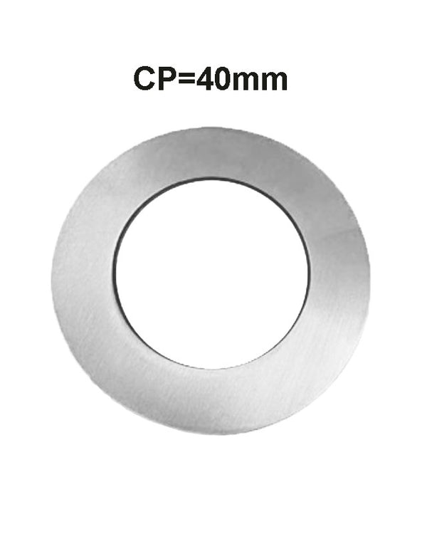 Chrome Cover Plate 40mm
