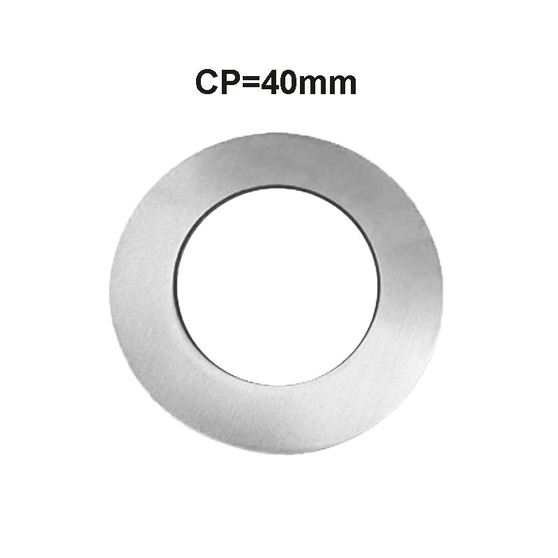 Chrome Cover Plate 40mm