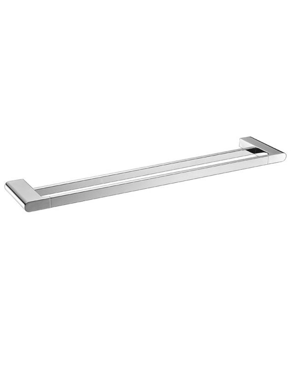 VOG - 800mm Chrome Double Towel Rail
