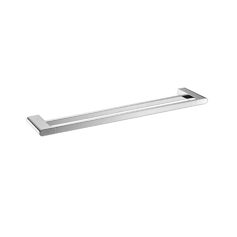VOG - 800mm Chrome Double Towel Rail